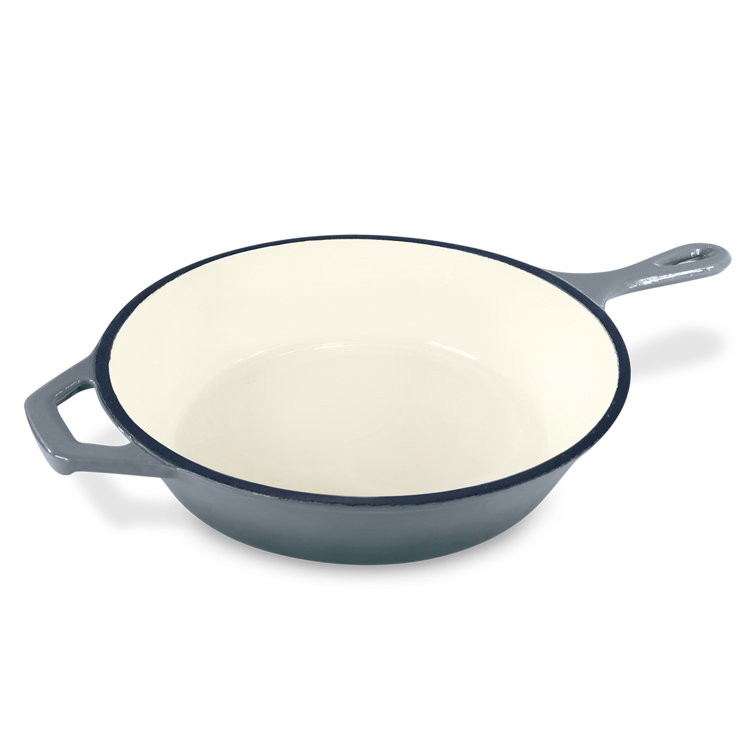 Chefventions Enameled Cast Iron Non Stick 11'' 1 Piece Frying Pan